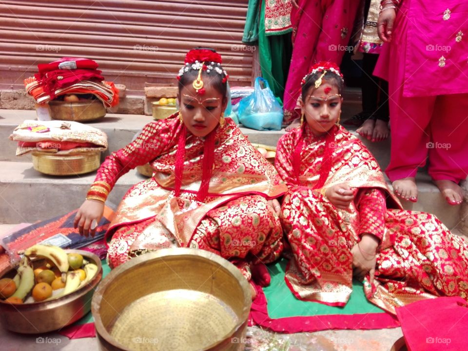 surya darshan ceremony of newari community of Nepal