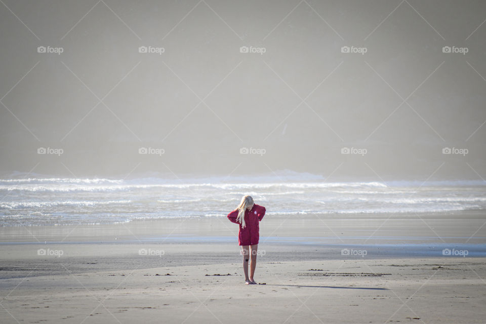 Summertime on a beach