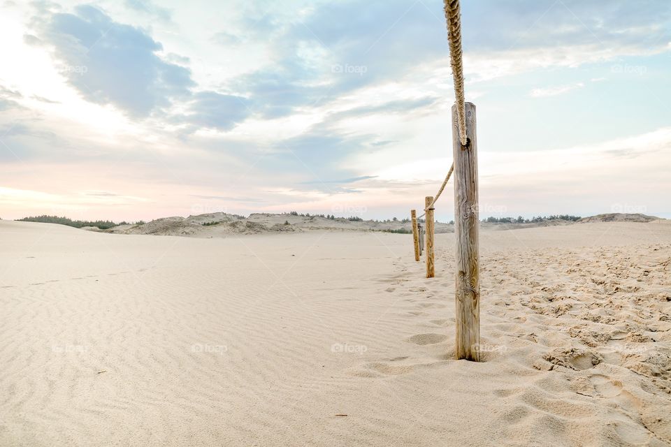 Dunes in Łeba, Poland