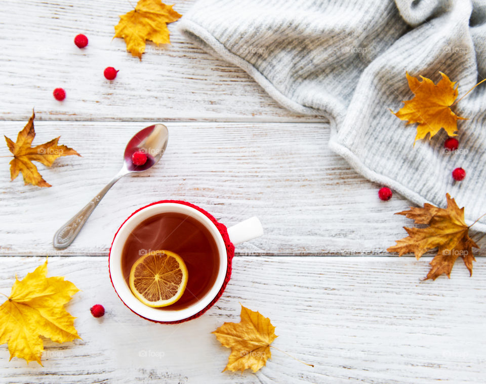 Autumn flat lay 