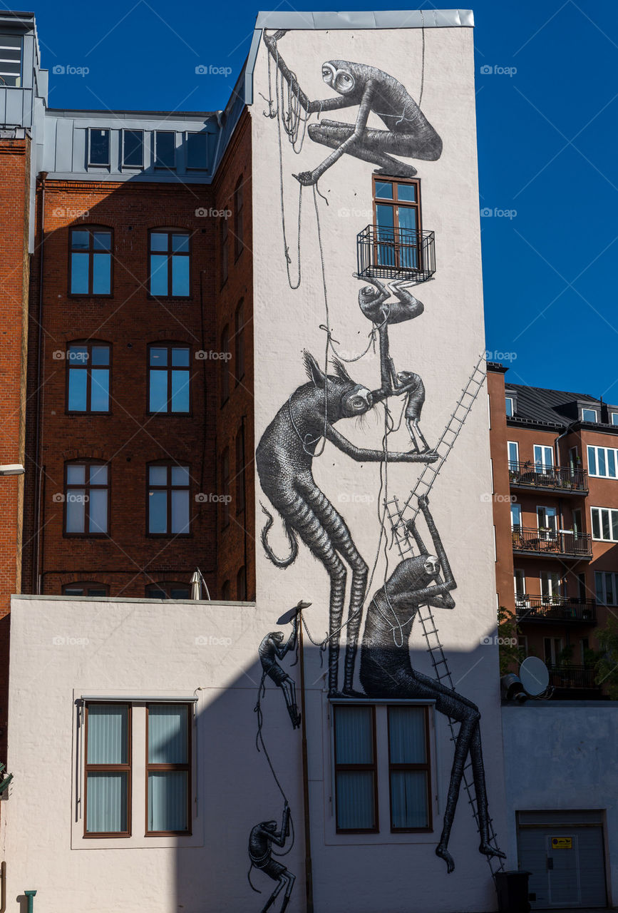 Street art in Malmo, Sweden