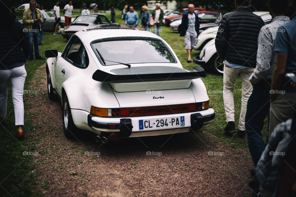 Porsche 911 turbo classic vintage car