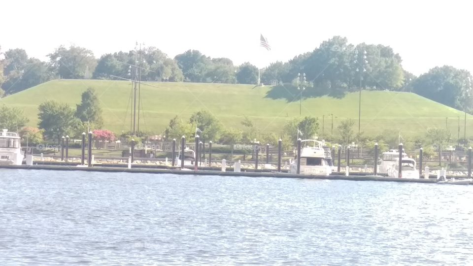 Federal Hill, the flag is still there
