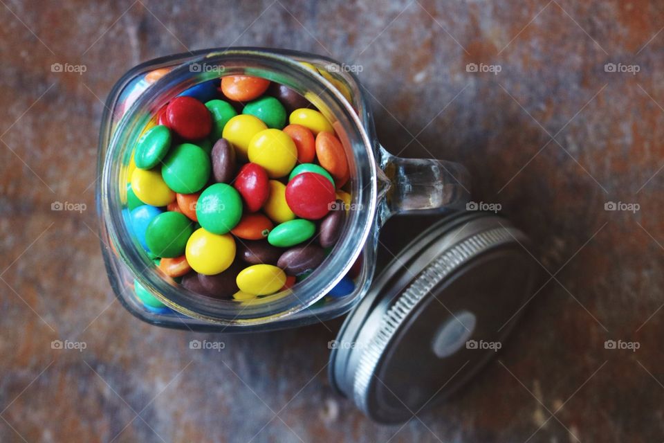 Jar with candies