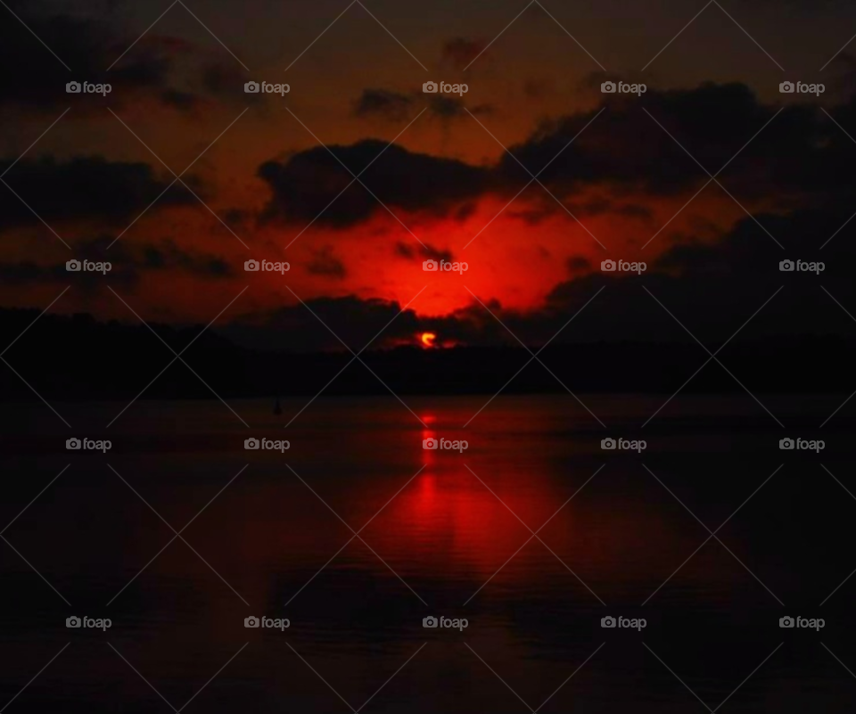 sky nature sunset clouds by lightanddrawing