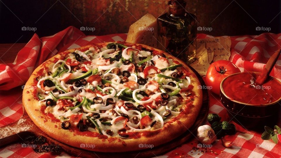 Pizza, Cheese, Food, Mozzarella, Pepperoni