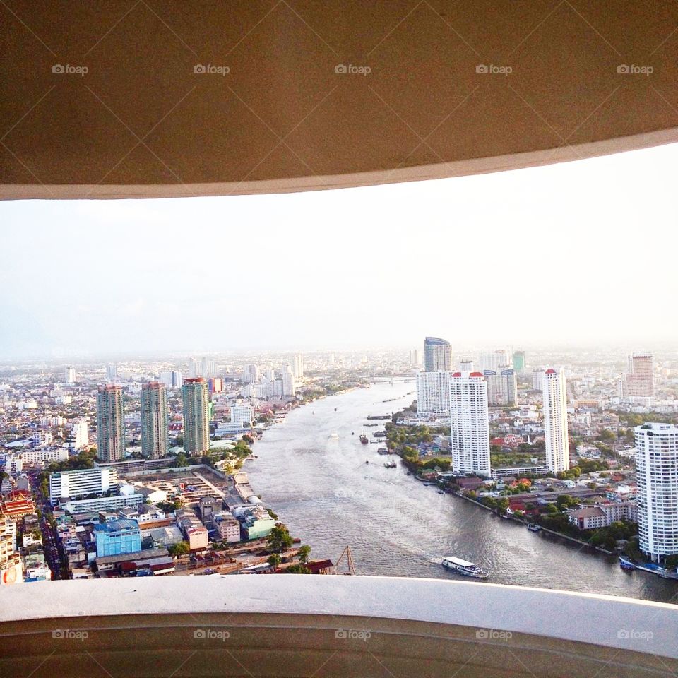 see view of the bangkok city