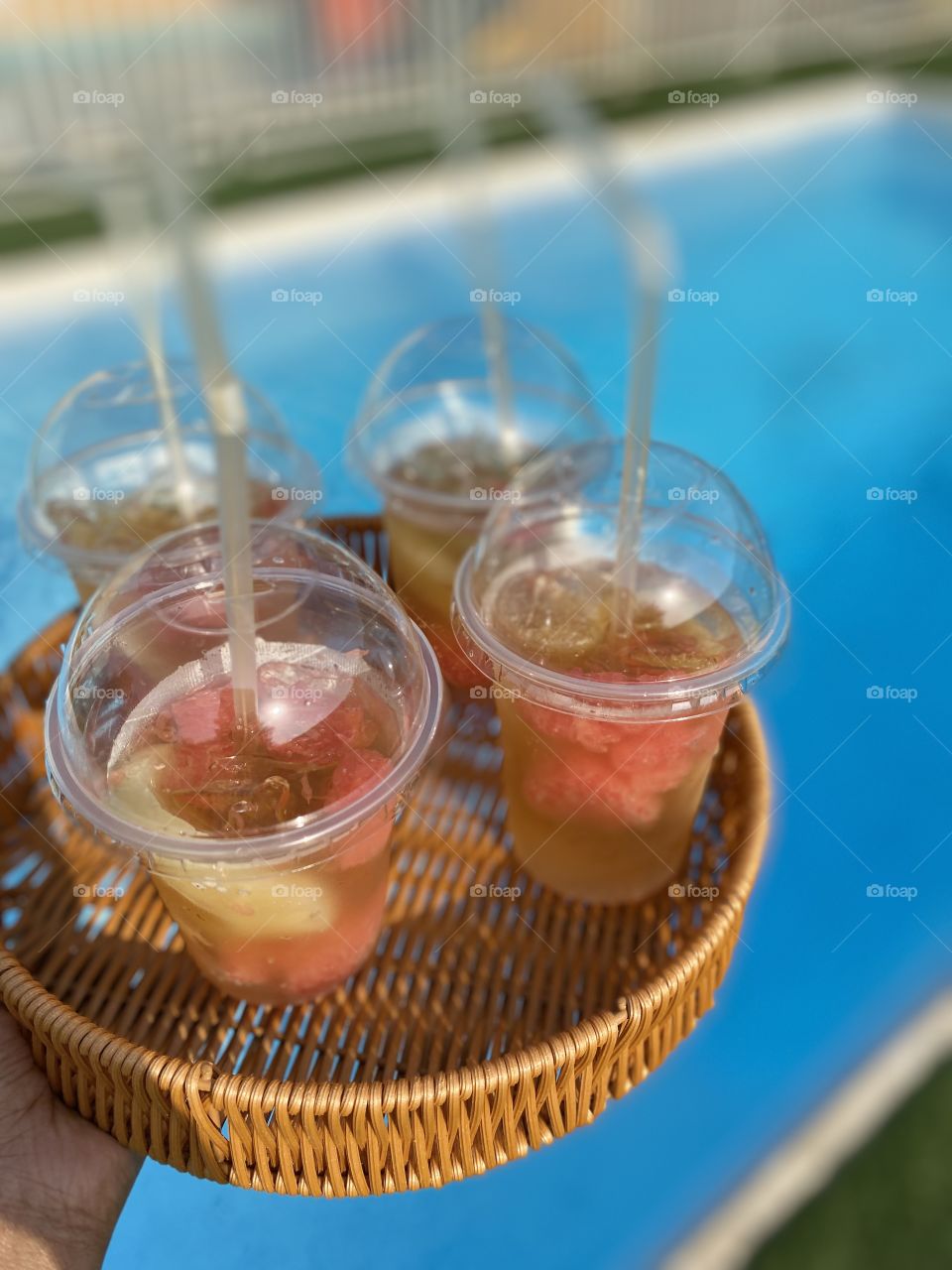 Fantastic view for mahito with fruit 