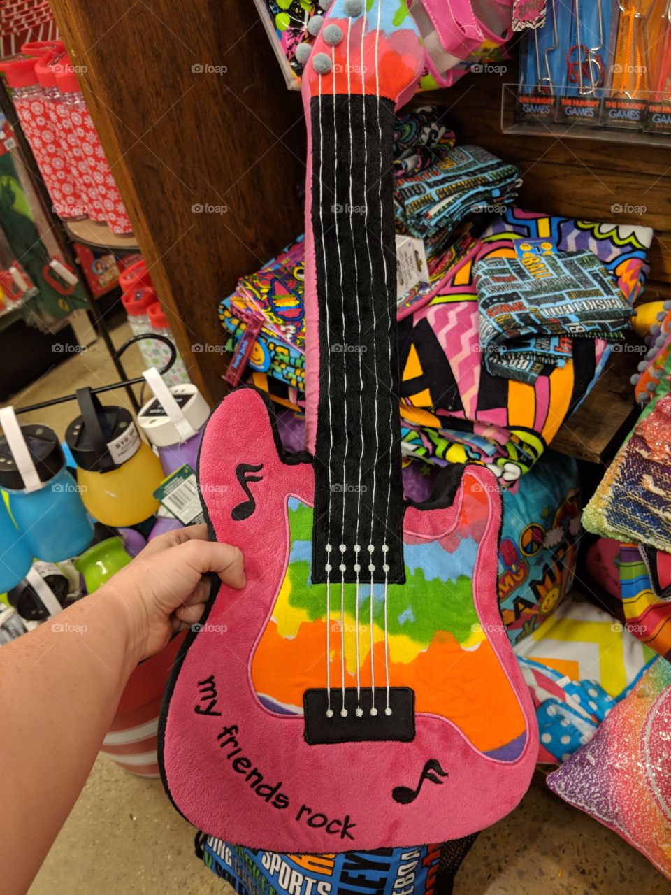 Fun stuffed guitar