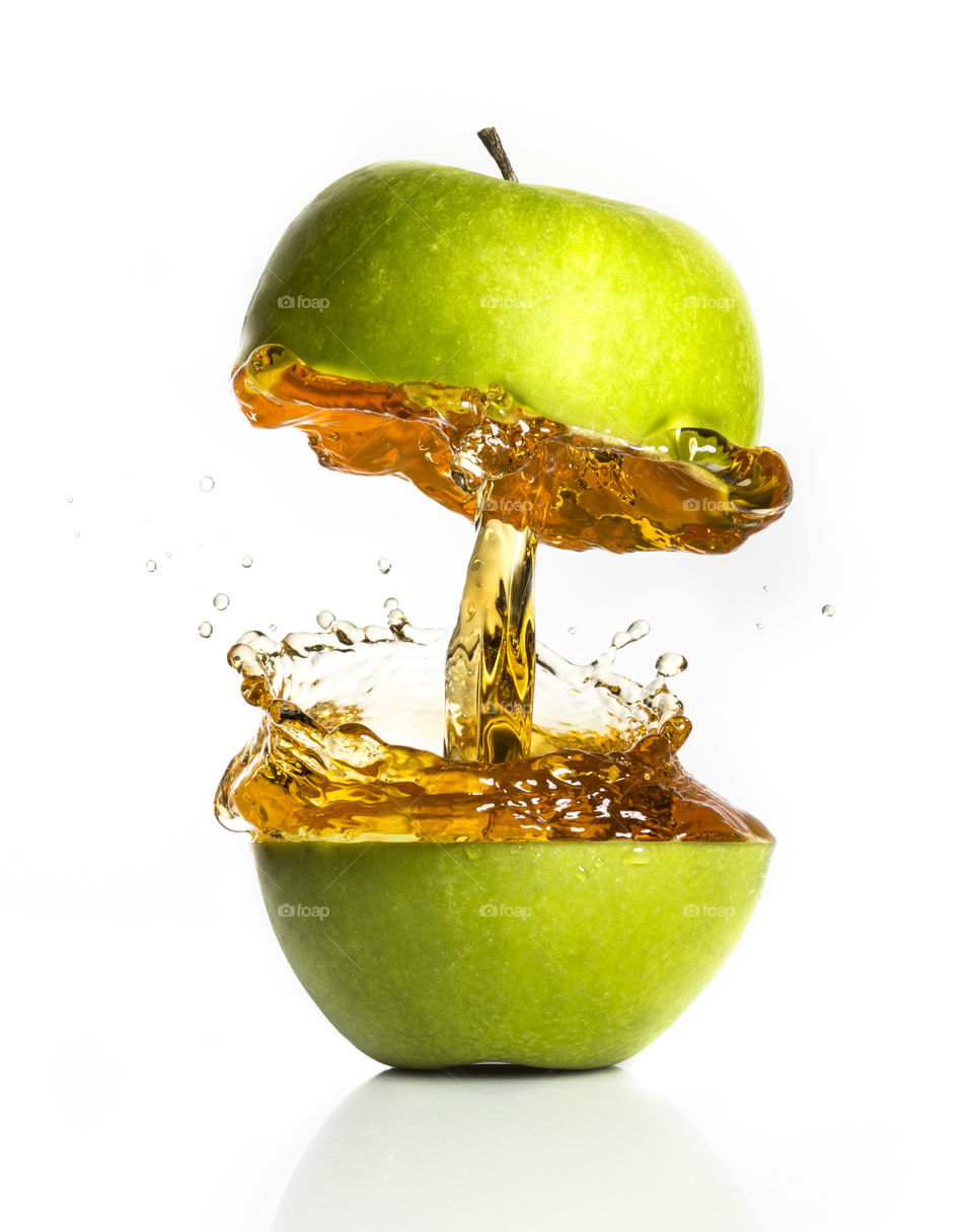 Apple and juice