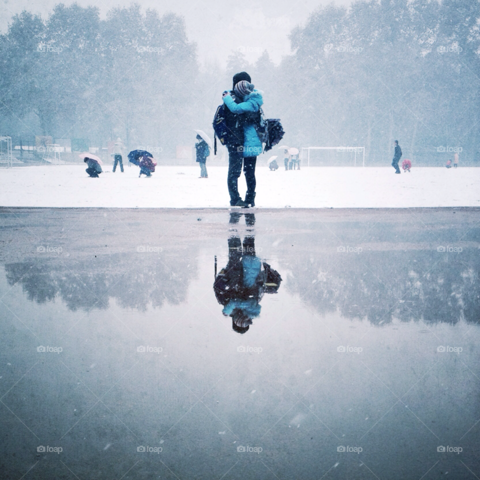 wuhan china snow play playground by zhouwong