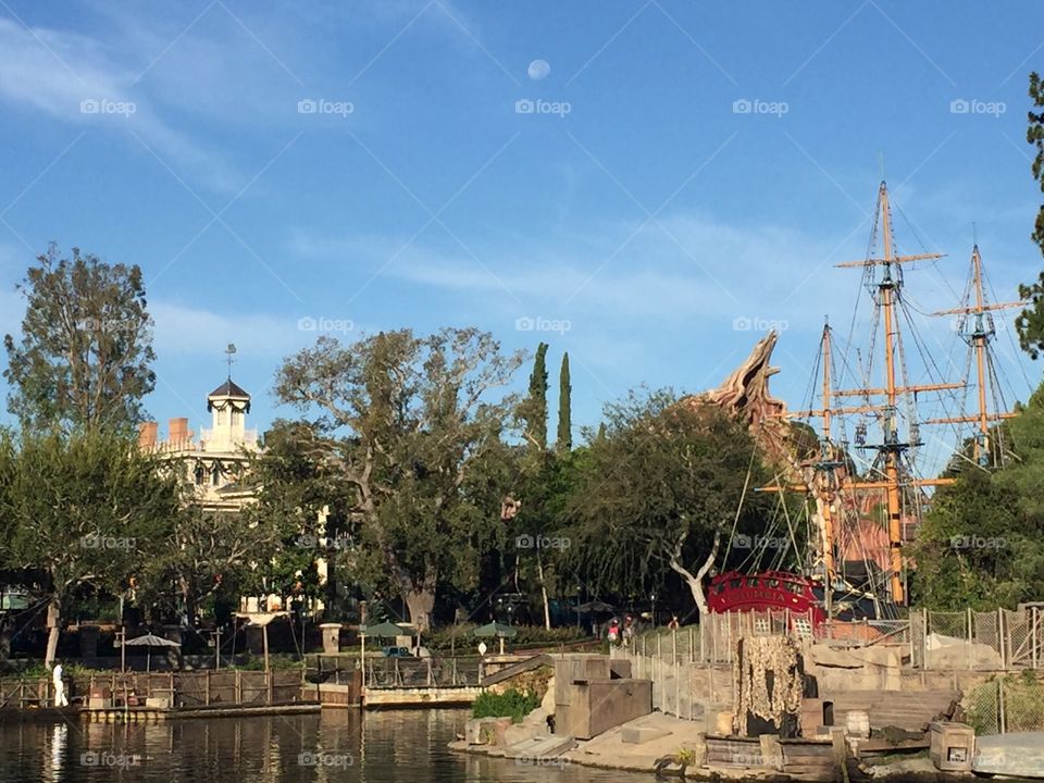 Disneyland landscape 