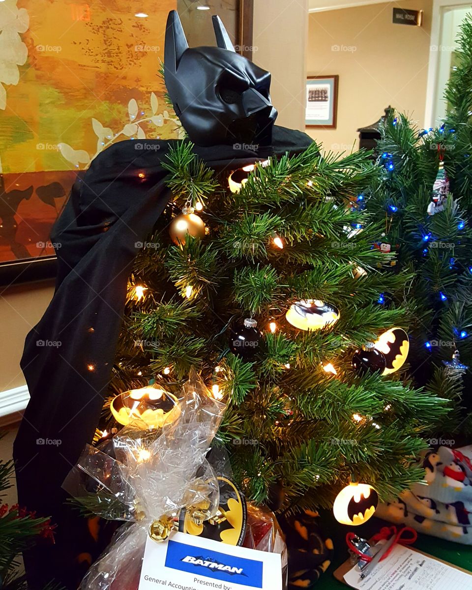 Batman Christmas tree