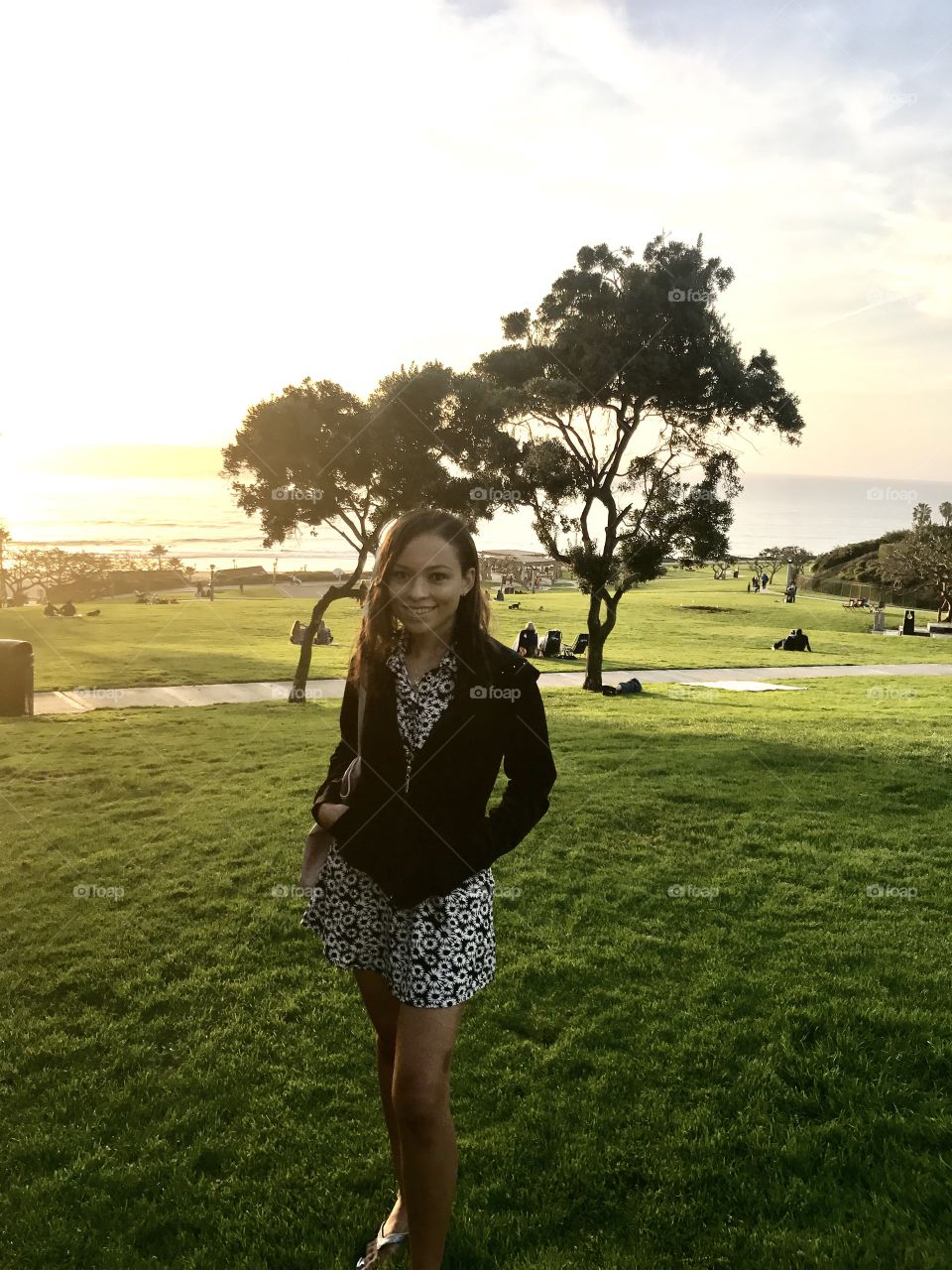 Sunlight through the park