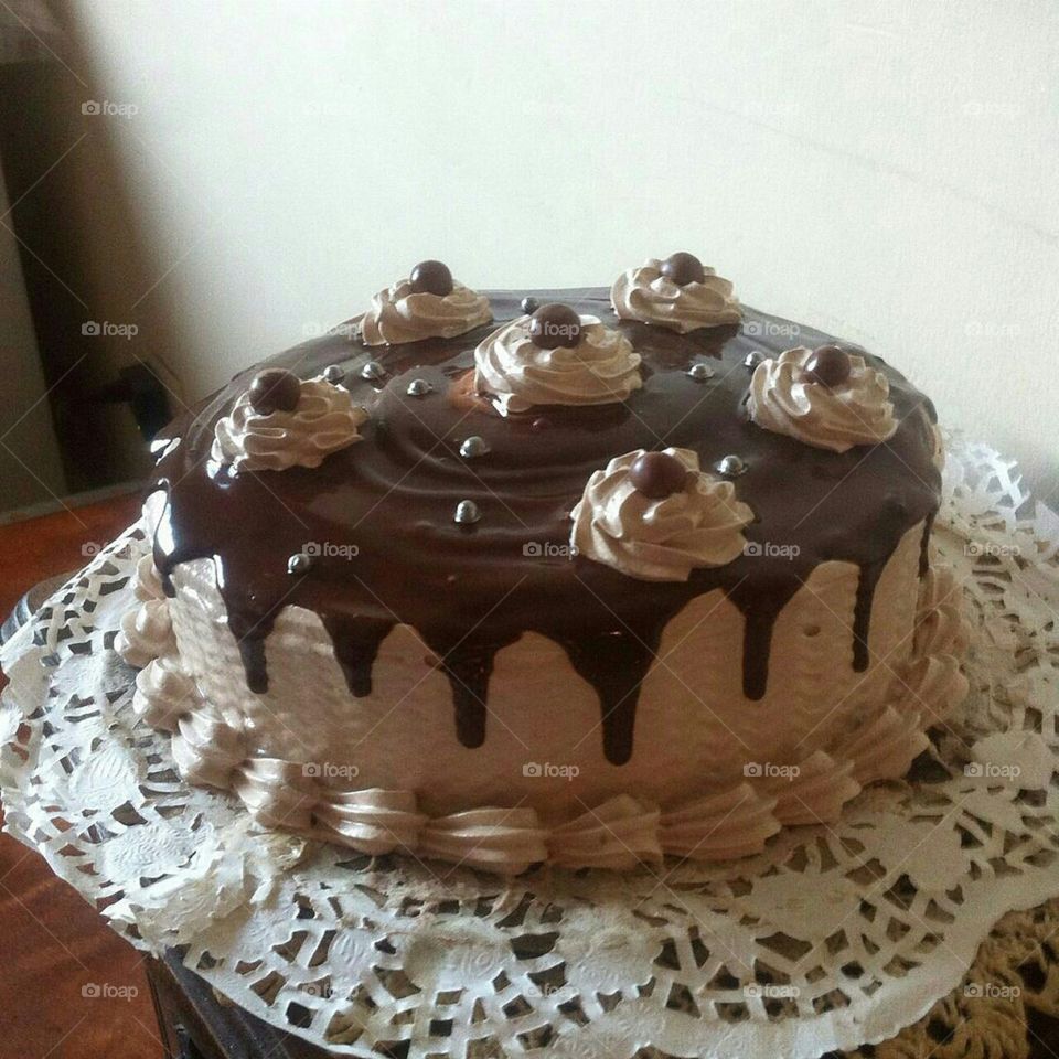 pastel de chocolate