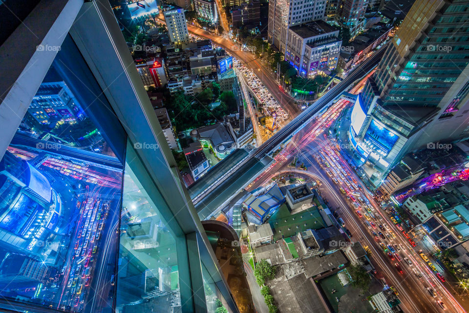 Bangkok from one of the tallest building