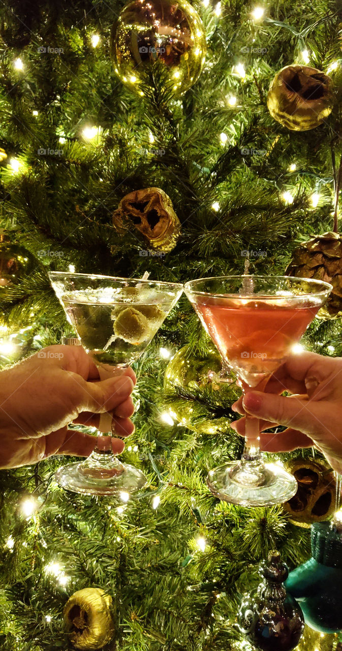 Christmas party celebration.