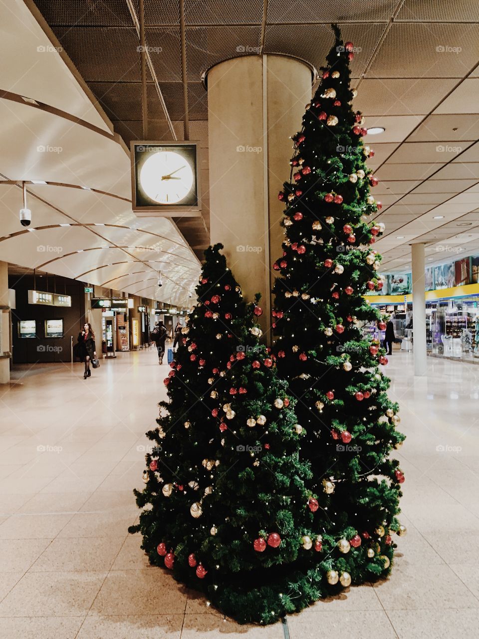 Christmas Tree in Airport Hamburg 