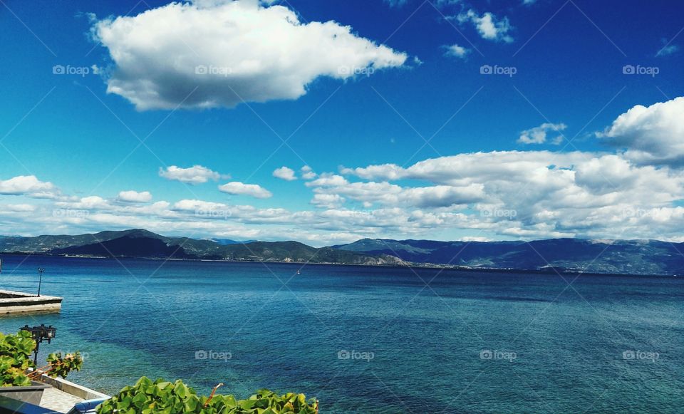 Clouds Over Lake Ohrid