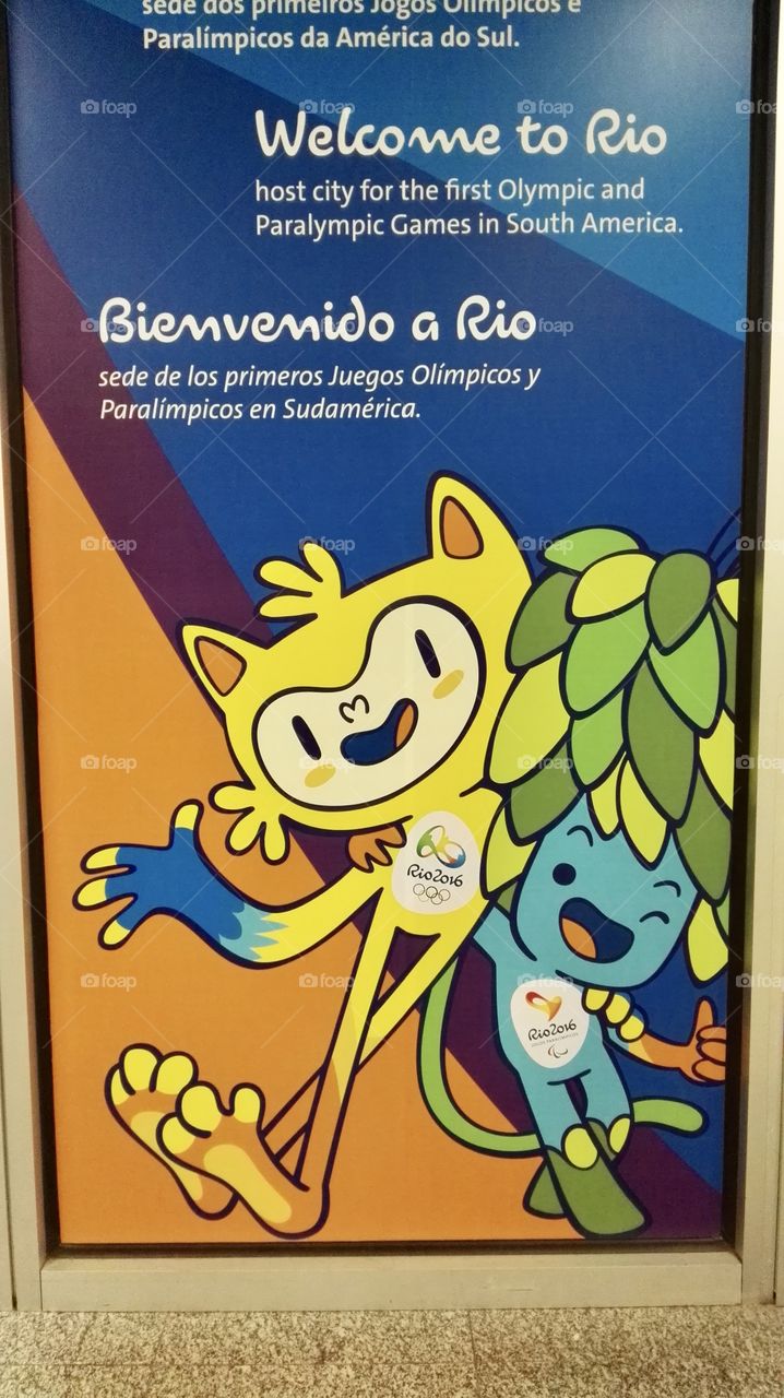 Welcome to rio . Olimpyc game city 