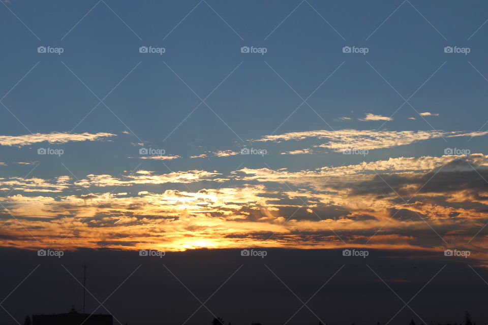 Sunset, No Person, Sky, Dawn, Evening