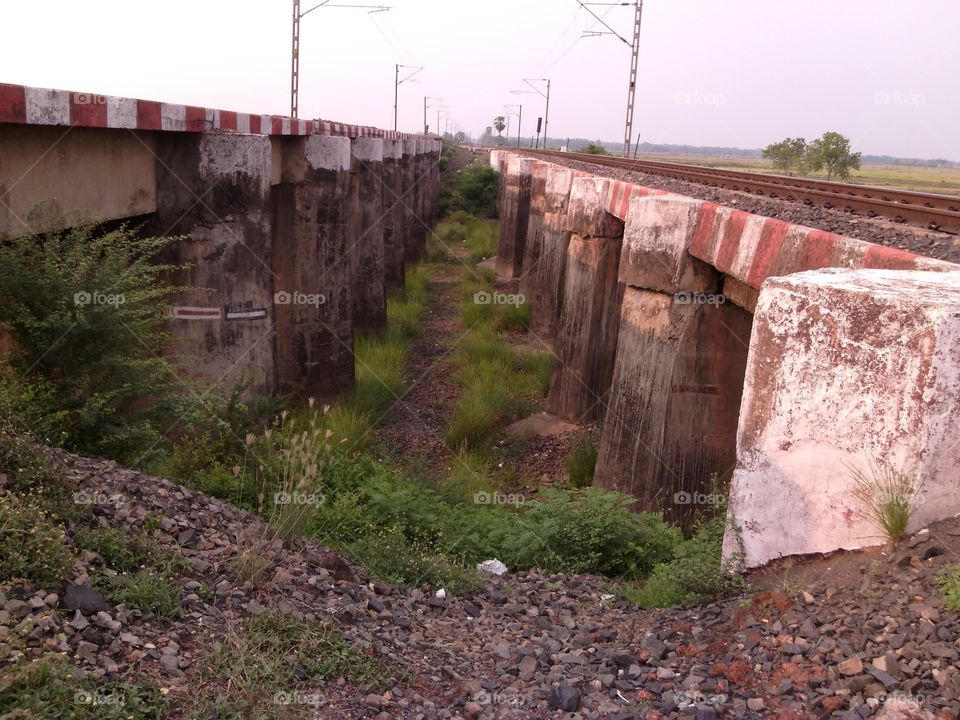 Indian railways bridge