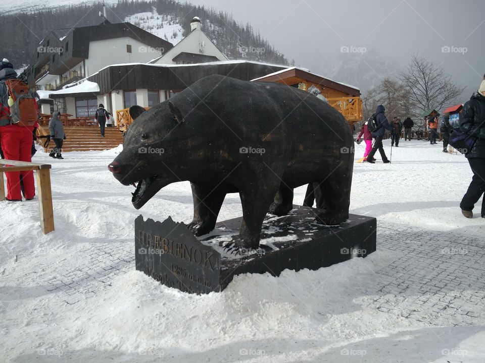 Statue of bear