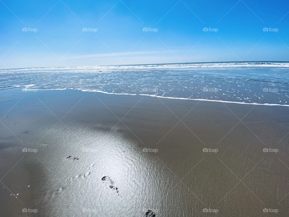 Footprints in the sand