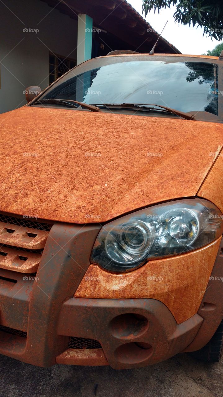 Pick up suja de lama.