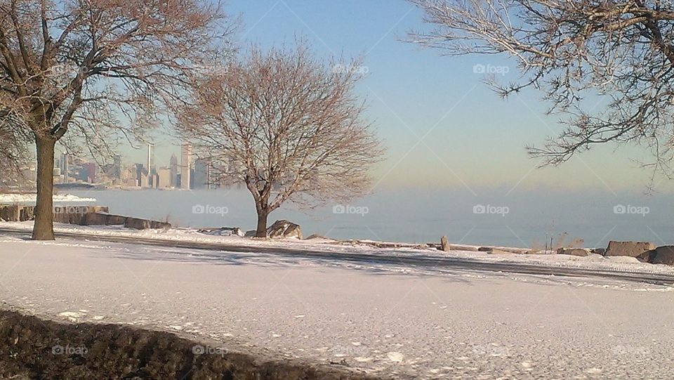 Winter time Chicago