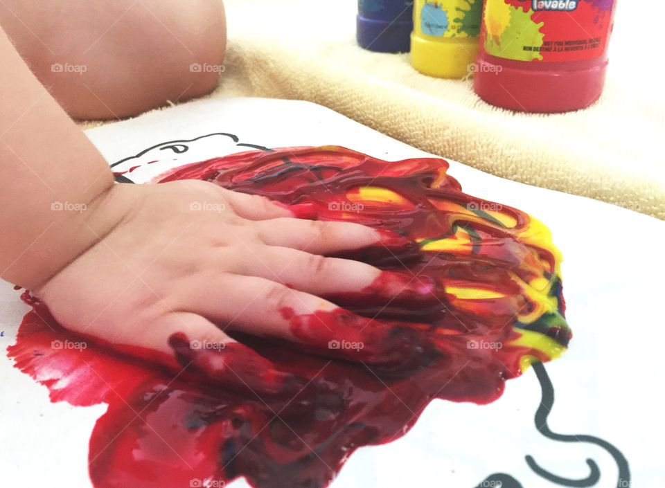 Finger painting 