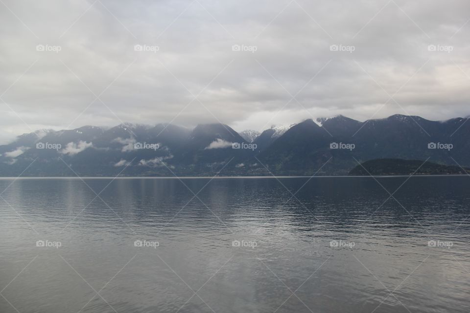Water, Landscape, Lake, No Person, Fog