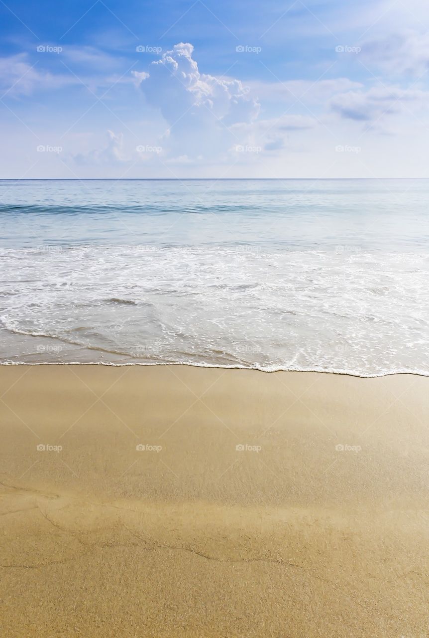 Beach and tropical sea