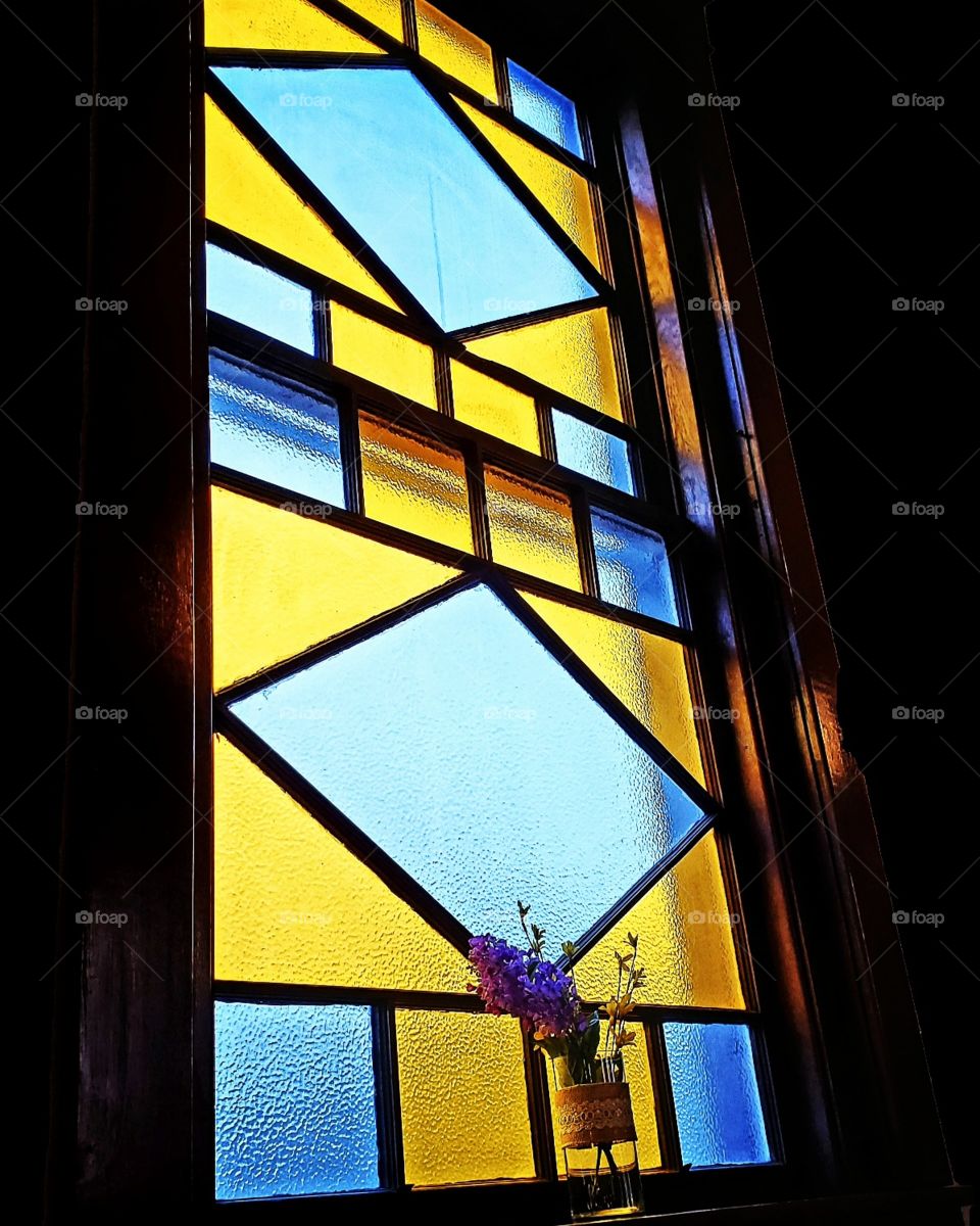 stained glass window