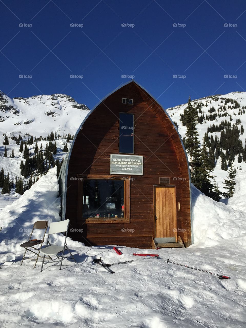 Snow, Winter, Cold, Wood, No Person