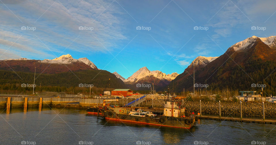Fall shipyard work in Alaska 
