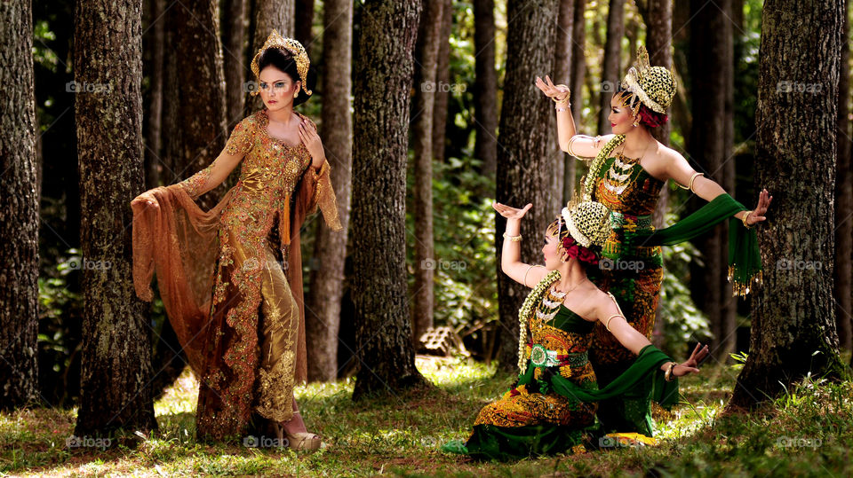 traditional dancer from JAWA Indonesia