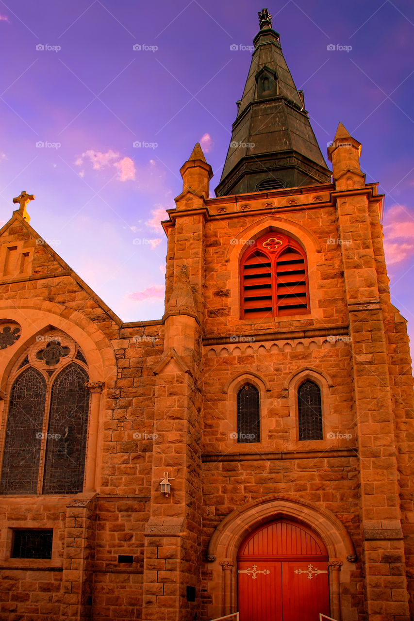 Sunset At The Church