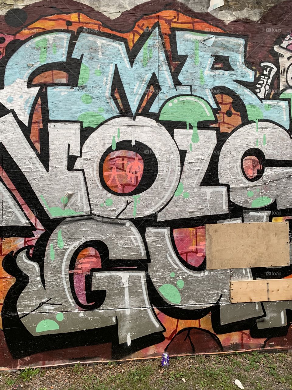 Hamilton, Ontario Graffiti Wall James Street North, 2019