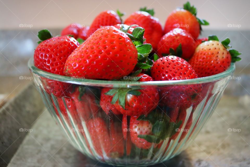 Sweet Juicy Delicious Strawberries 