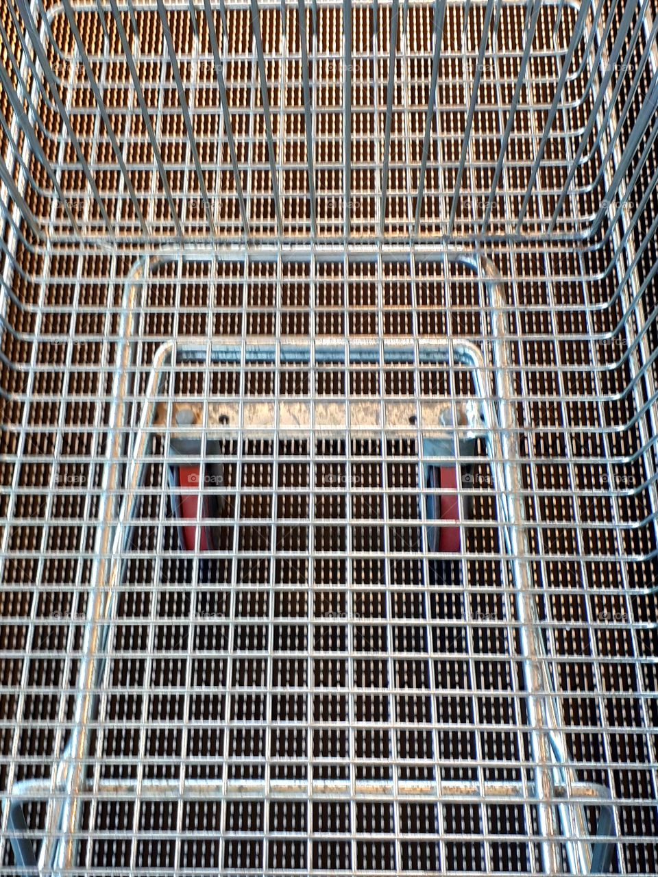 Shopping trolley.