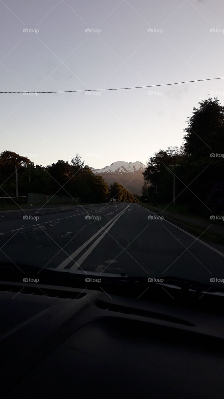 camino al volcán