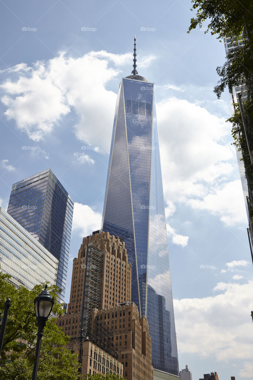 freedom tower. The new land mark of  Nyc