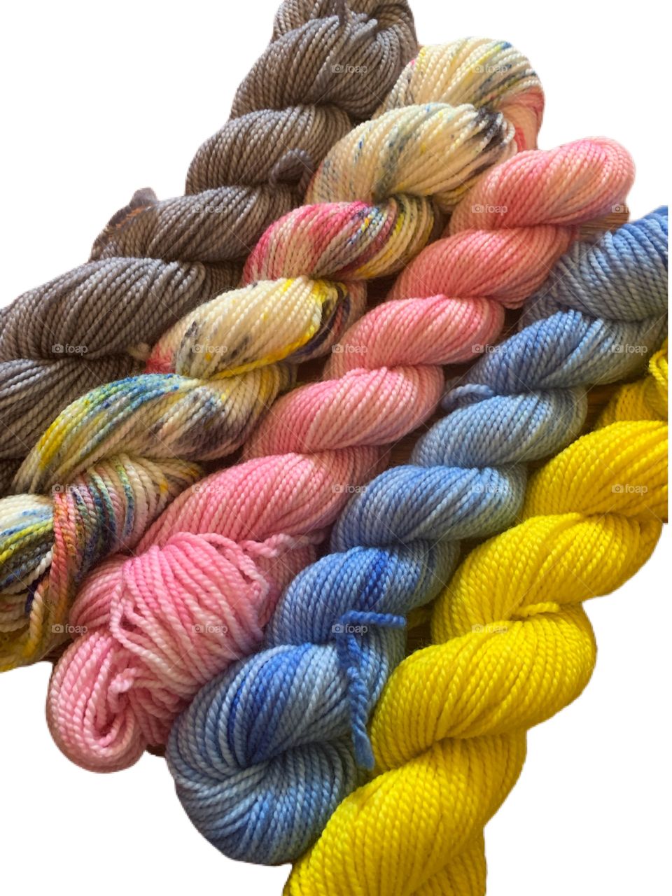 Hand dyed yarn