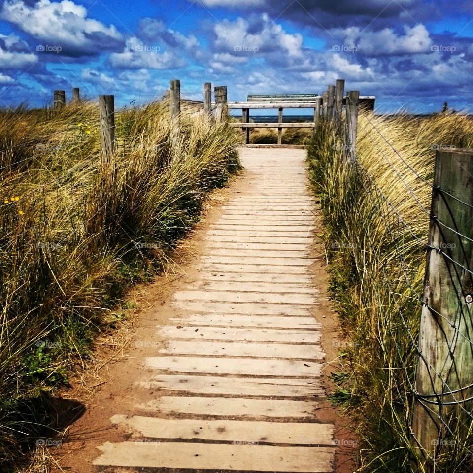 Boardwalk at beach