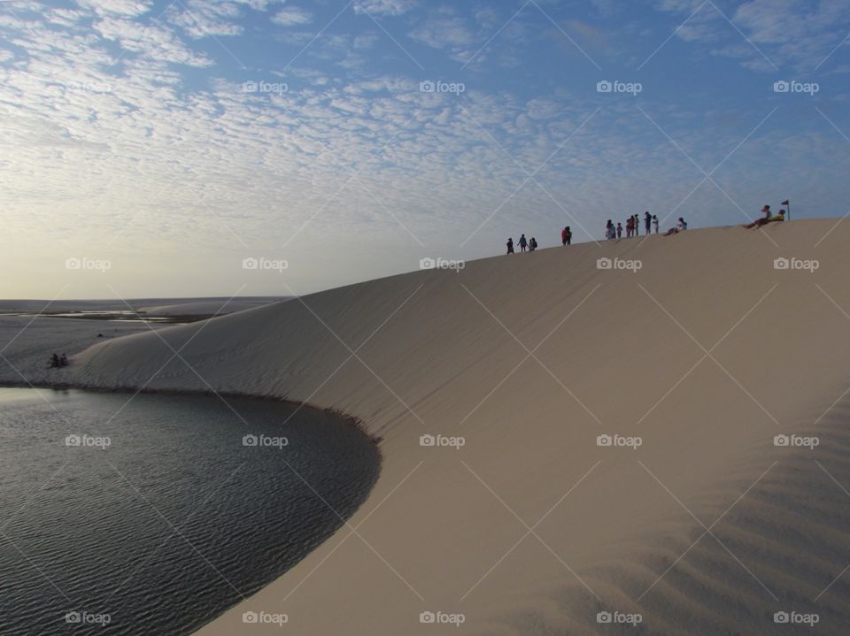 People at Lençóis Maranhenses National Park