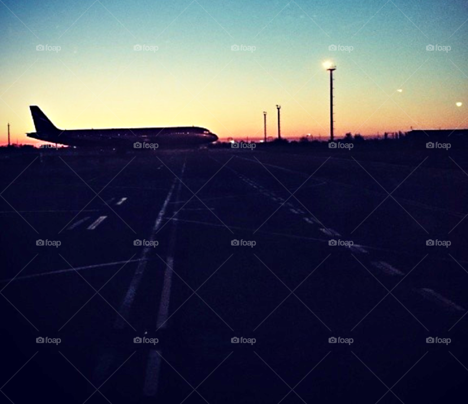 airplane Volgograd airport