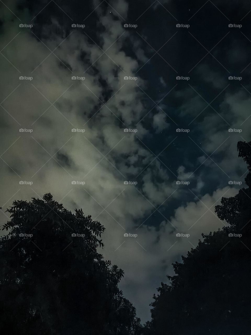 beautiful dark clouds sky.