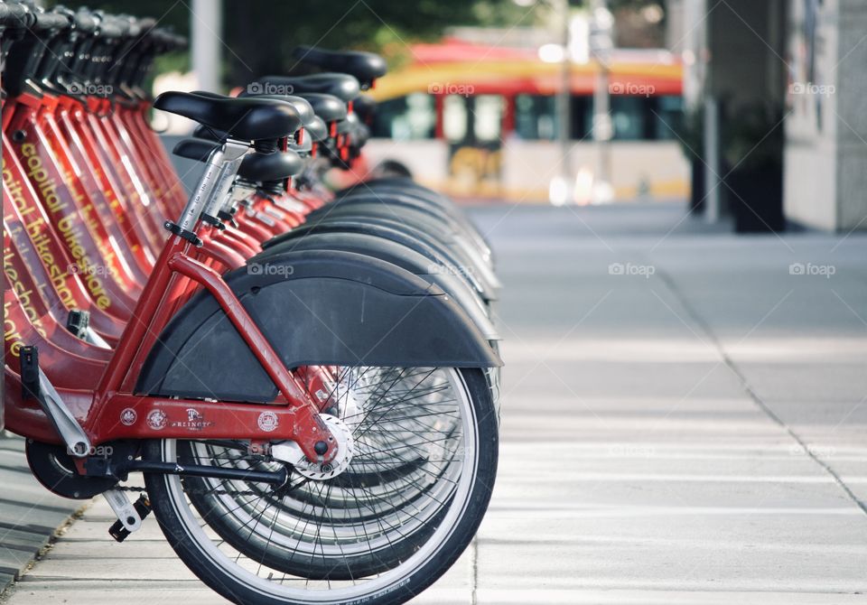 Red bikes 