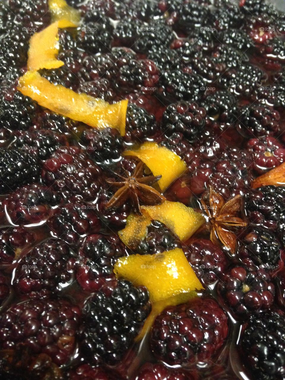 Pickled blackberries 